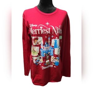 2021 Disney Merriest Nights  Cotton Long Sleeve Shirt Small